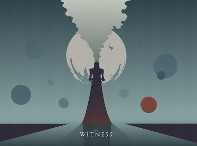 The Witness - 02 clean design destiny destiny 2 gaming graphic design illustration poster poster design sci fi screen print vector