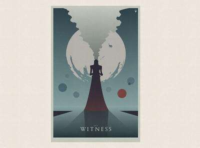 The Witness - 02 Poster clean design destiny destiny 2 gaming graphic design illustration poster poster art queen screen print video games witch witch queen witness