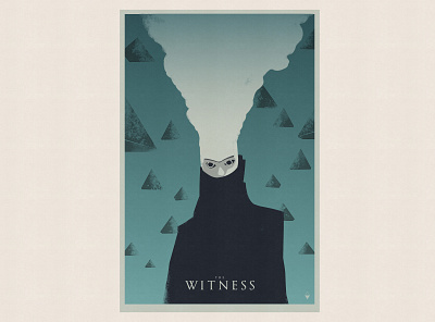 The Witness - 01 Poster clean design destiny destiny 2 elegant games gaming graphic design poster poster design screen print simple