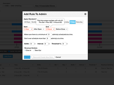 Labor Rule Creation enterprise labor labor management rule rule creation ui ux