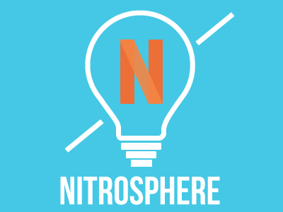 Nitro 1 lightbulb logo n tech technology