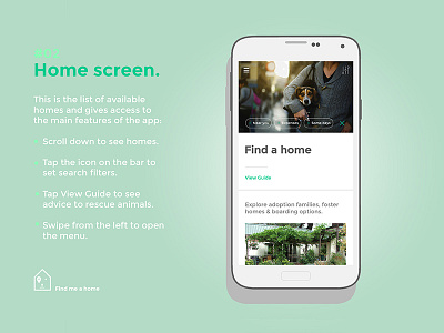 Home screen features android app features home mobile published