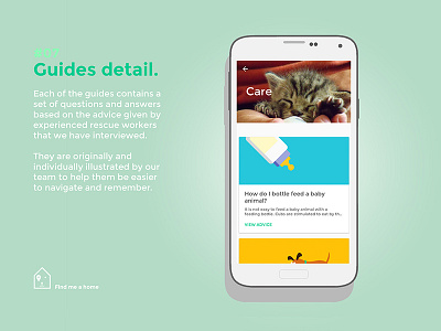 Card layout with expanded toolbar android app cardview features home list material design mobile pets published
