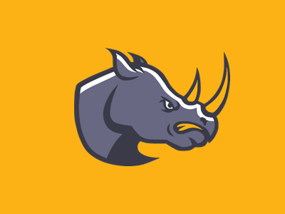 Rhino logo revamp custom logo madden redesign rhino team