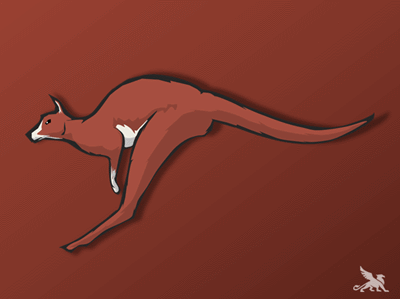 Kangaroo logo evolution kangaroo logo powerpoint redesign