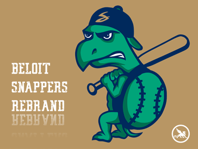 Beloit Snappers Rebrand logo powerpoint rebrand turtle