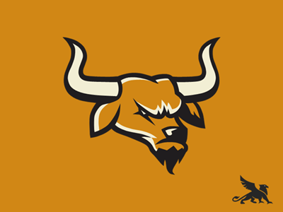 Bull Logo bull design logo powerpoint sports