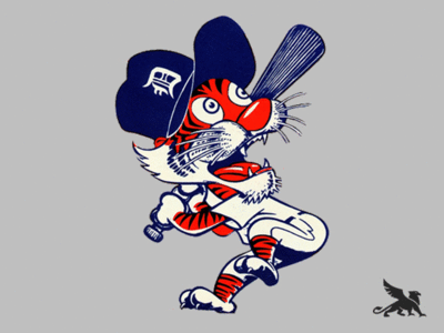 Detroit Tigers Vintage Logo Gif baseball design detroit gif logo powerpoint sports tigers vector