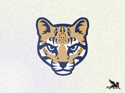 Ocelot Logo branding cat design logo ocelot powerpoint predator sports