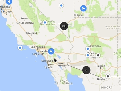 Hover experiment map product