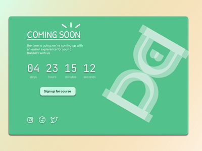 Countdown Timer #DailyUi app branding dailyui design illustration logo typography ui ux vector