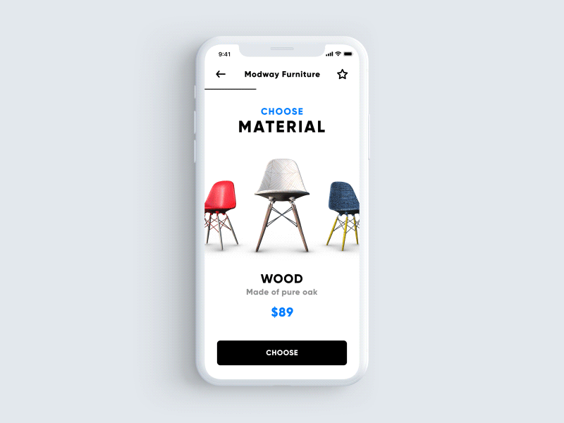 Chairs Store App