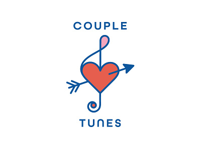 Couple Tunes icon logo love music songs tunes wedding