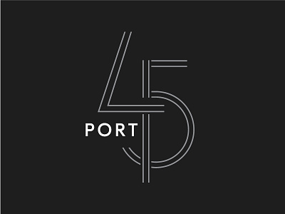 Port 45 45 lines nautical numbers port