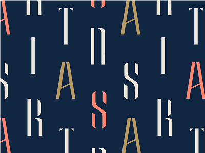 Artisan Pattern graphic pattern typography