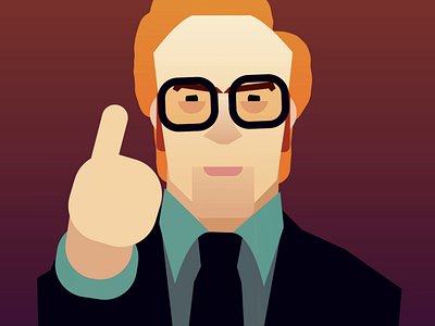 Michael Caine animation art direction illustration