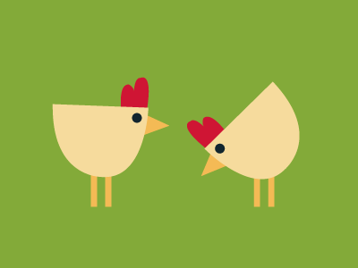 Chickens illustration