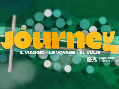 The Journey, Title - Il Viaggio, Le Voyage, El Viaje animation art direction typography