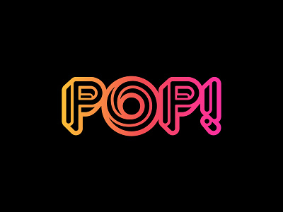 Pop branding identity logo logomark logotype