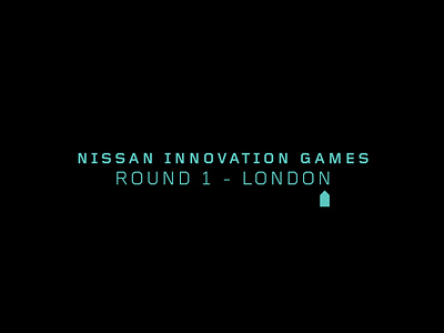 Nissan Innovation Games R1 LDN animation branding typography