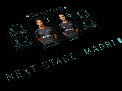 Next Stage: Madrid animation art direction typography ui