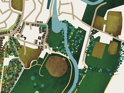 Darley Abbey Cricket Club illustration