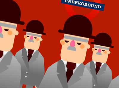 Going underground. animation art direction illustration