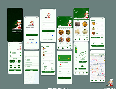 Second wife app design app design graphic design ui ux