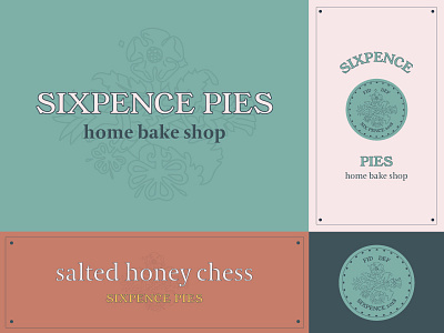 Sixpence Pies Branding