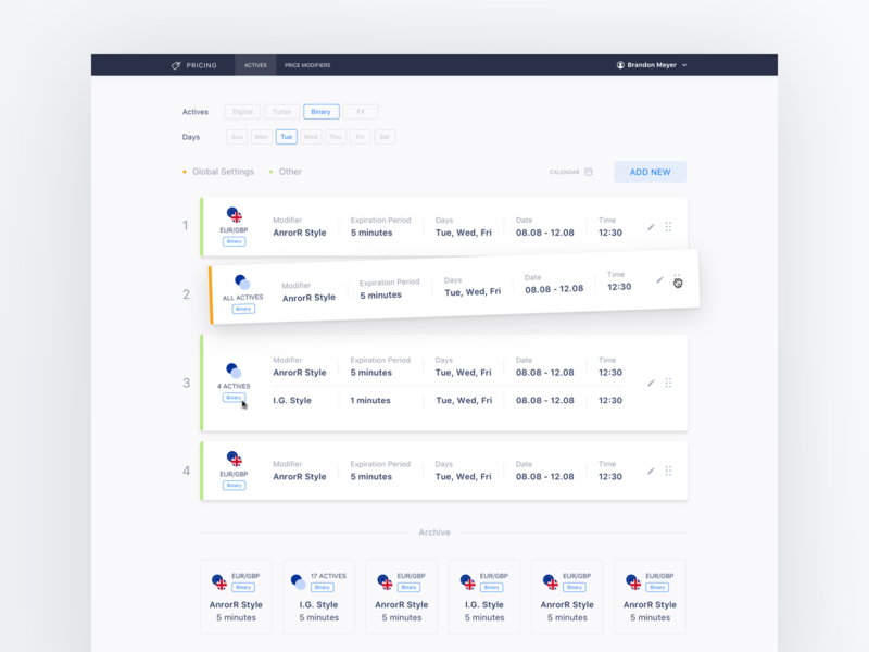Price Modifier by Ilya Tyulin on Dribbble
