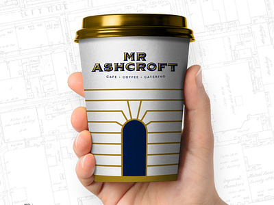 Mr Ashcroft - Coffee Cup Design 1 cafe cafe logo coffee coffee cup