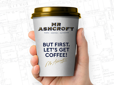 Mr Ashcroft - Coffee Cup Design 3 brand cafe coffee coffee cup