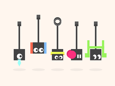 Minimalist Character Designs ios minimal unity