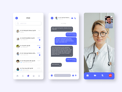 Chat & Video Call - Health Care App