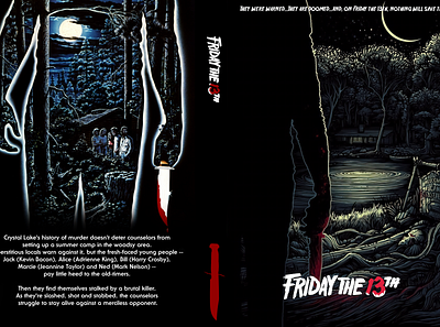 Friday the 13th Part 1 DVD cover custom dvd fridaythe13th horror