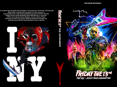 Friday the 13th Part VIII: Jason Takes Manhattan DVD cover boat custom dvd fridaythe13th horror newyork