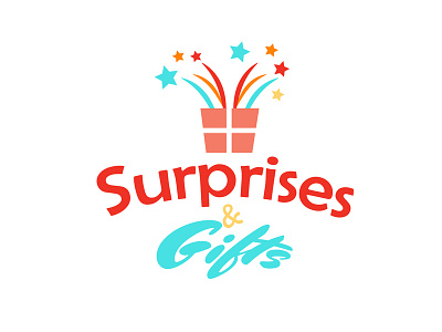 Surprises & Gifts Logo design illustrator logo logo design