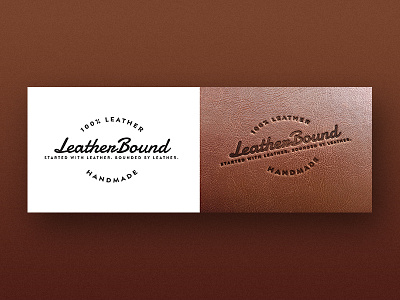 Leatherbound Logo logo logo design illsutrator photoshop