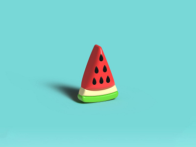 Watermelon | Graphicclab 3d adobe illustrator graphic design graphicclab watermelon