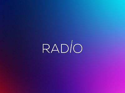 Radio Logo 📻 audio audio logo branding cute design gradient graphic clab graphicclab icon identity illustration logo minimal motion music radio radio logo sound waves