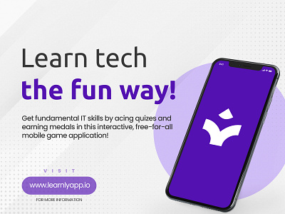 Launch Flyer for LearnlyApp