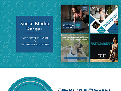 Social Media Design- Lifestyle Gym & Fitness Centre ads facebook graphic design instagram marketing