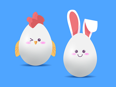 Easter eggs creativity design flat graphic design illustration social vector