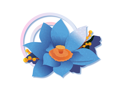 Elegant flower branding creativity design flat graphic design illustration logo lotus social ui vector
