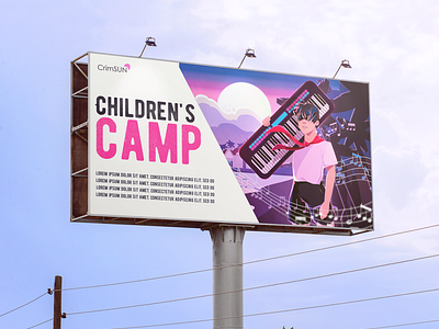 Illustration for a children's camp