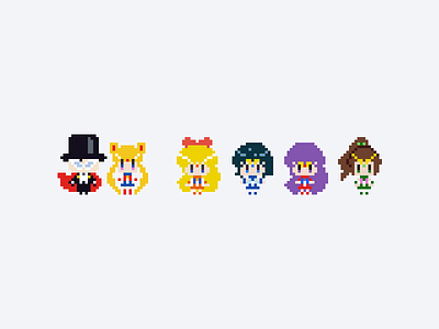 Sailor Moon of Pixel art pixel