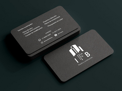 Spanish business card architect business business card card contact design graphic design illustrator