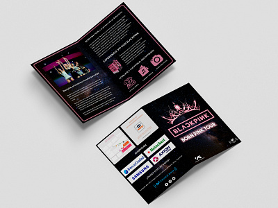 Blackpink program brochure (fan made) blackpink brochure concert flyer program