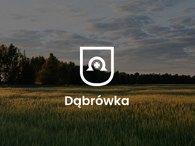Logo based on the coat of arms for the municipality of Dąbrówka. 2d branding concept graphic design logo logotyp poland polska sygnet