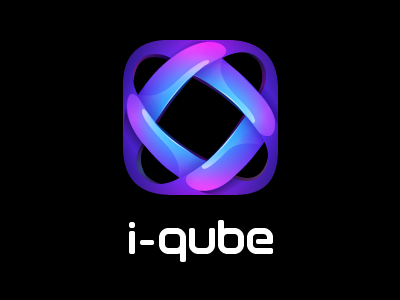 i-qube logo candy identity illustrator logo logotype oldstuff vector